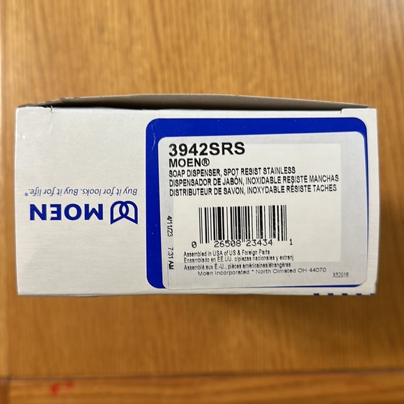 Moen Soap Dispenser Spot Resist Stainless - Picture 3 of 7